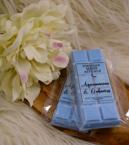 Aquamarine and Oakmoss Snap Bar Wax Melts