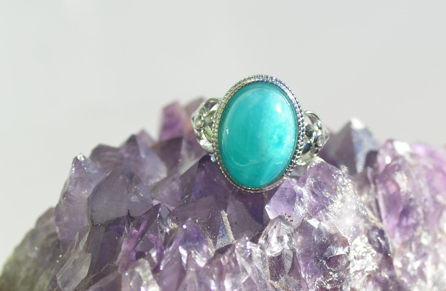 Amazonite Adjustable Ring