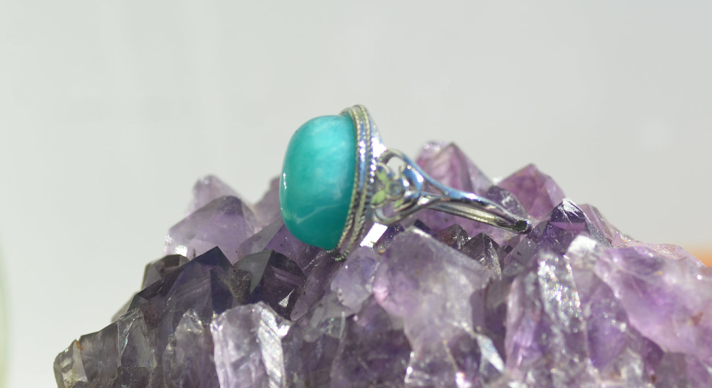 Amazonite Adjustable Ring