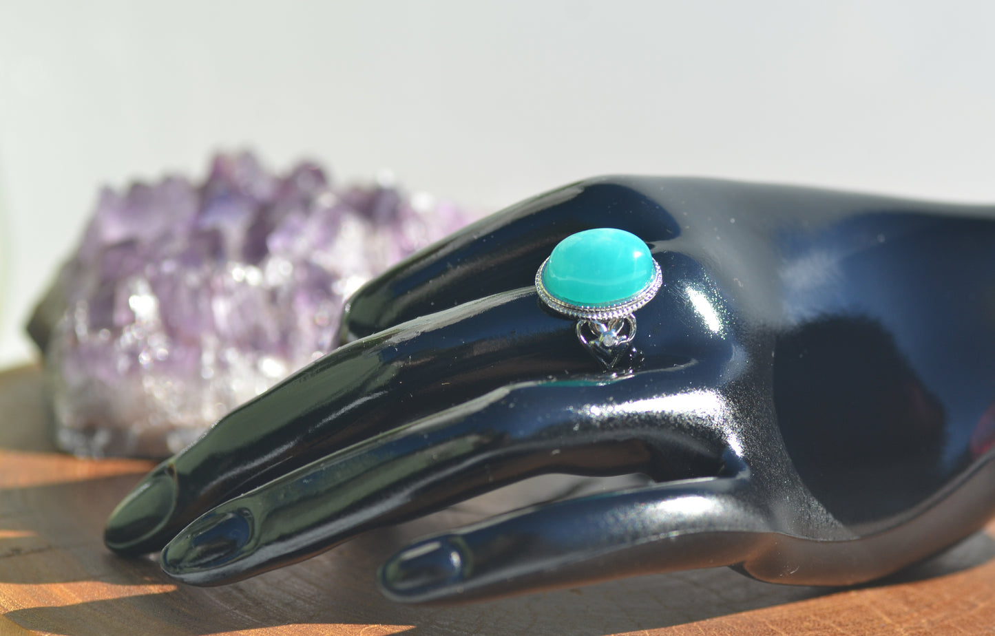 Amazonite Adjustable Ring