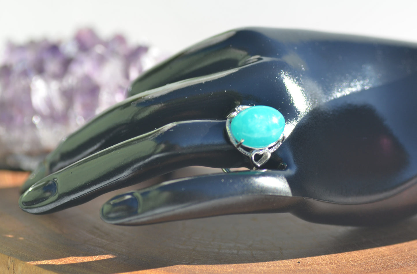 Amazonite Adjustable Ring