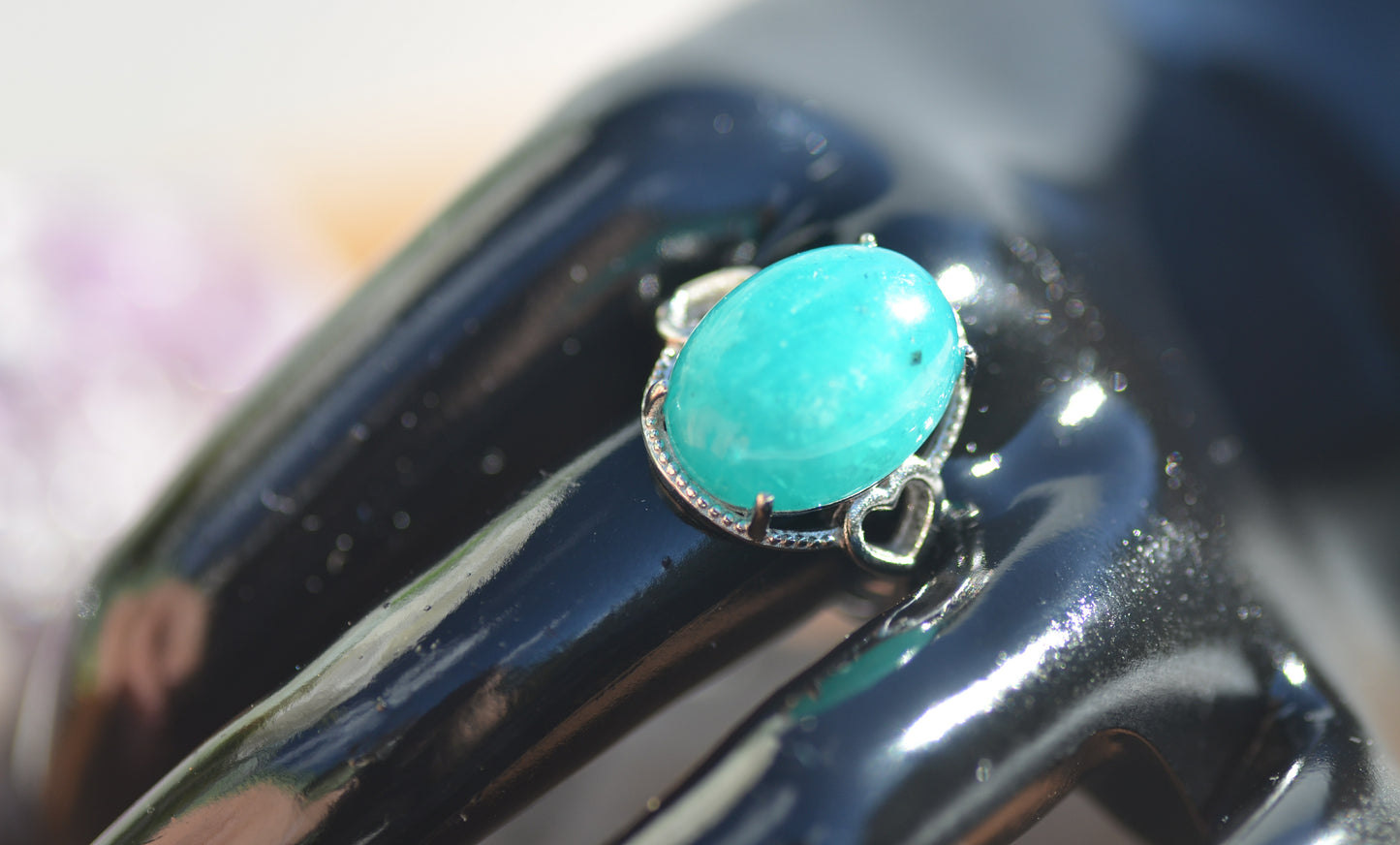 Amazonite Adjustable Ring