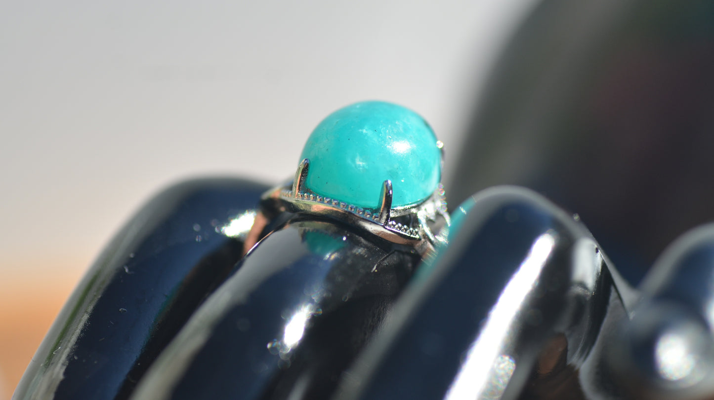 Amazonite Adjustable Ring