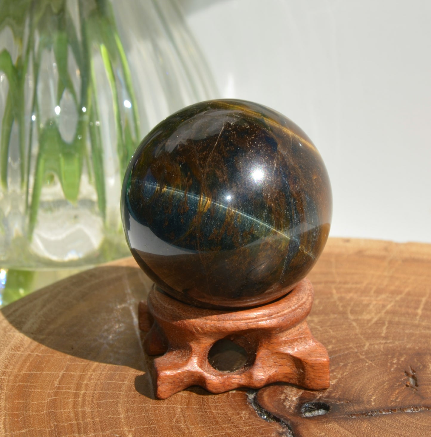 Blue Tigers Eye Sphere