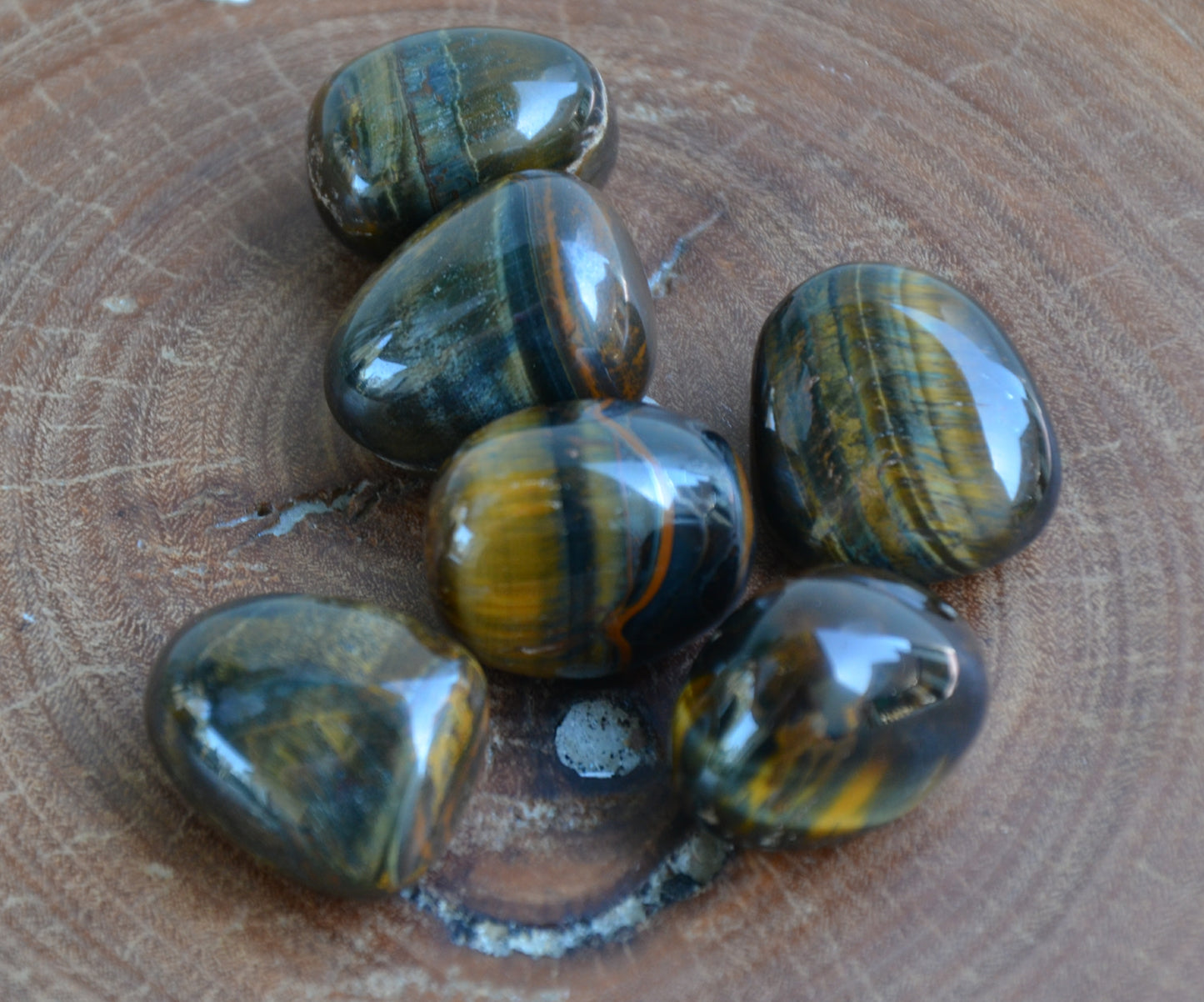 Hawks Eye (Blue Tigers Eye) Tumbles