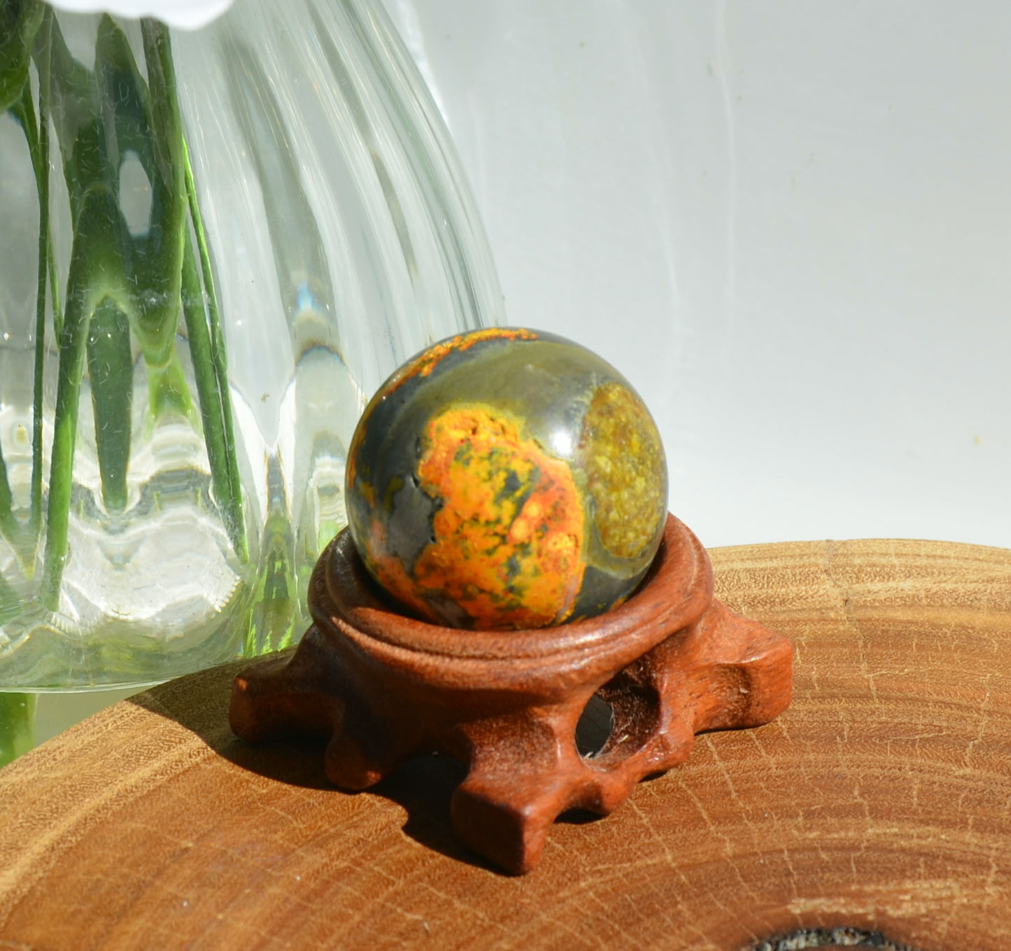 Bumblebee Jasper Sphere