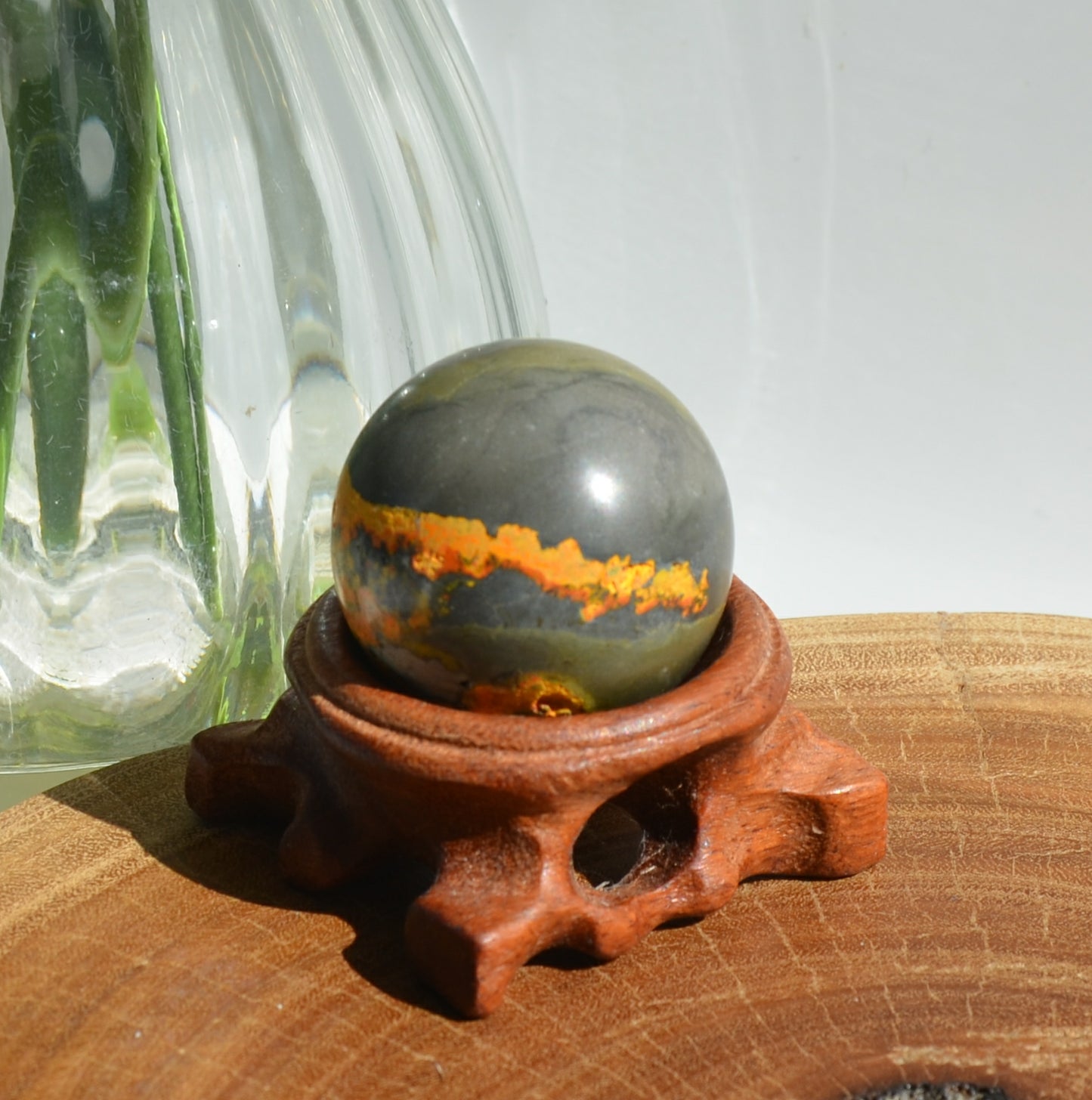 Bumblebee Jasper Sphere