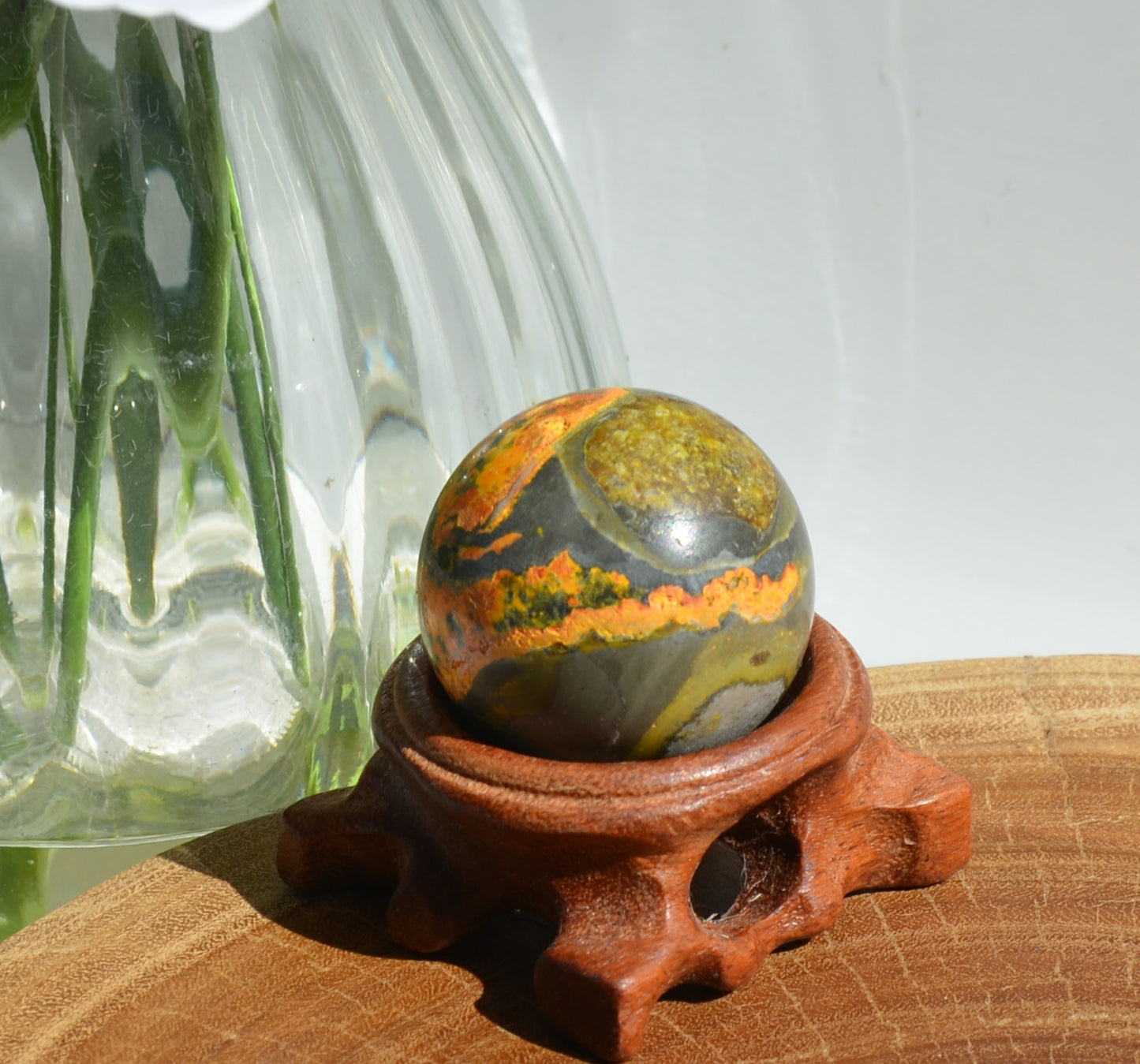 Bumblebee Jasper Sphere