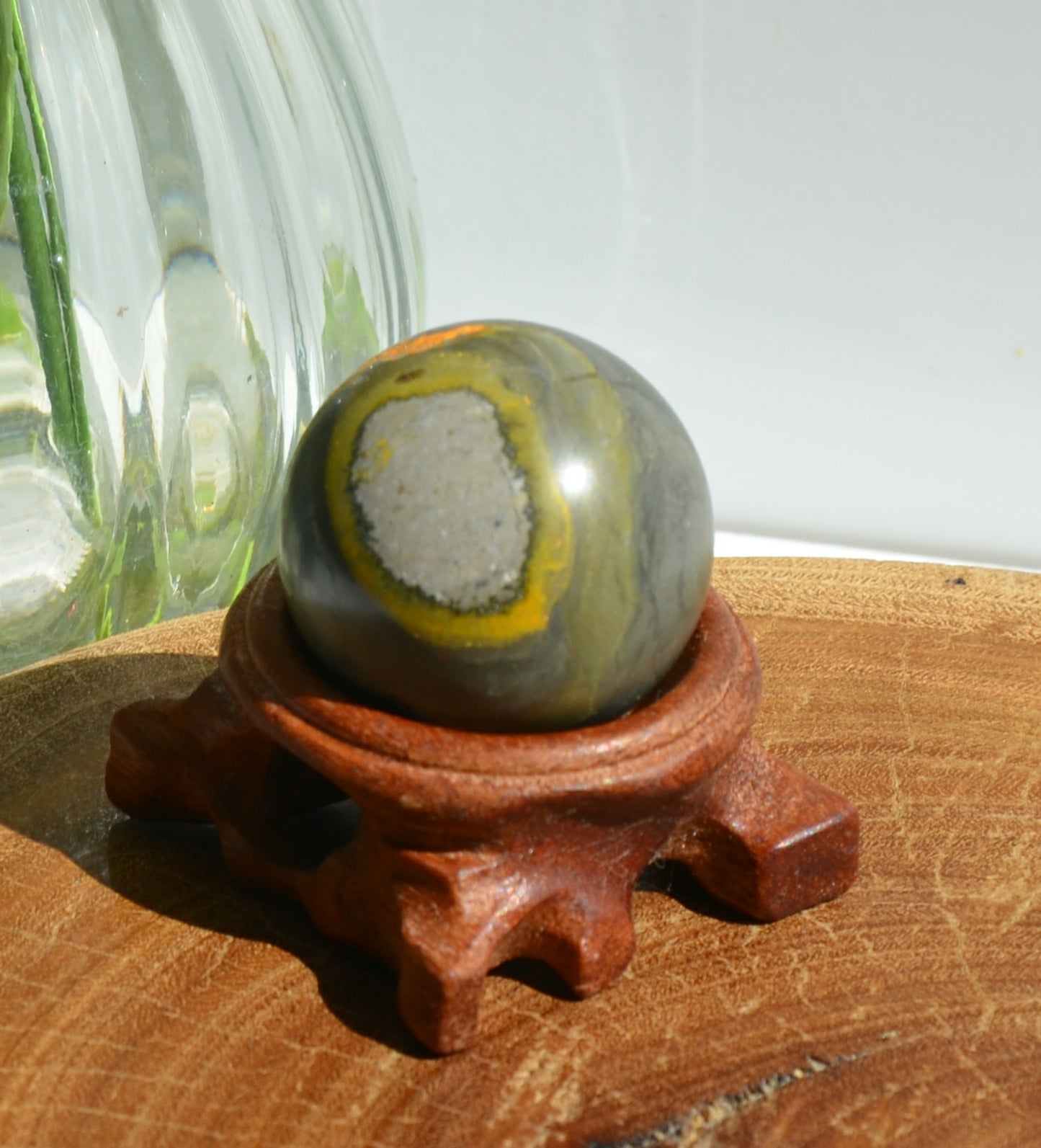 Bumblebee Jasper Sphere