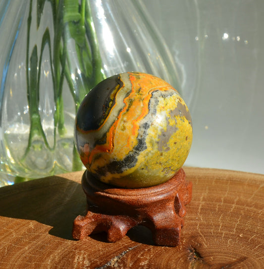 Bumblebee Jasper Sphere