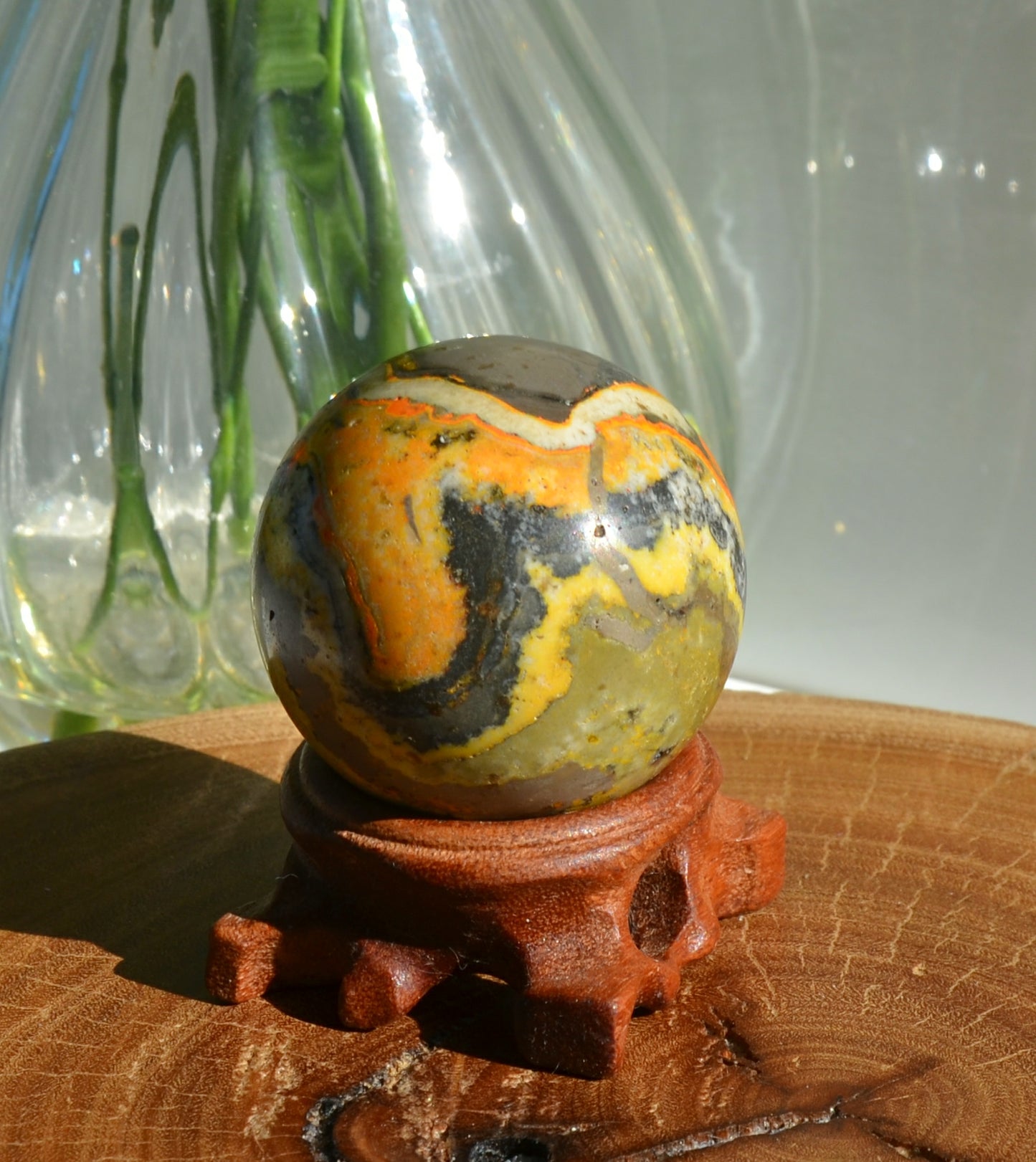 Bumblebee Jasper Sphere