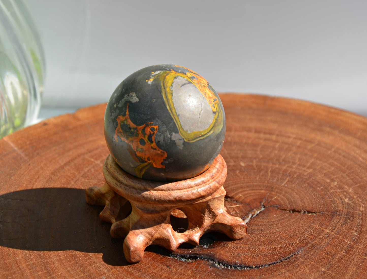 Bumblebee Jasper Sphere