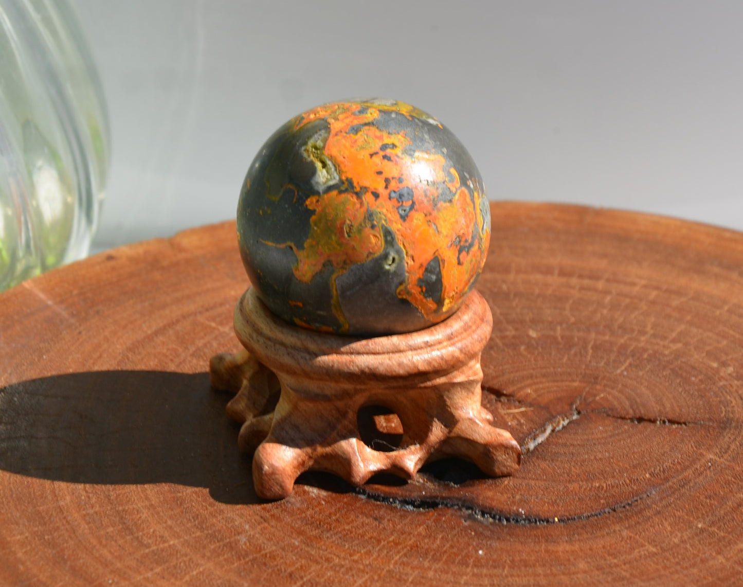 Bumblebee Jasper Sphere