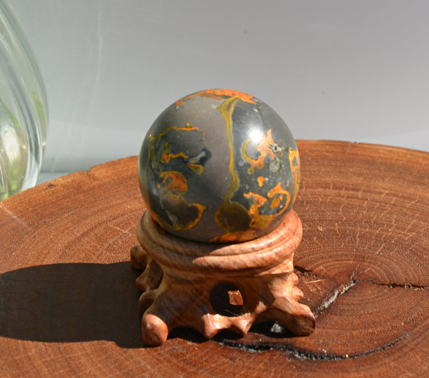 Bumblebee Jasper Sphere