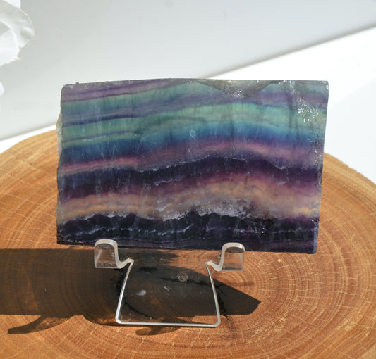 Rainbow Fluorite Slab