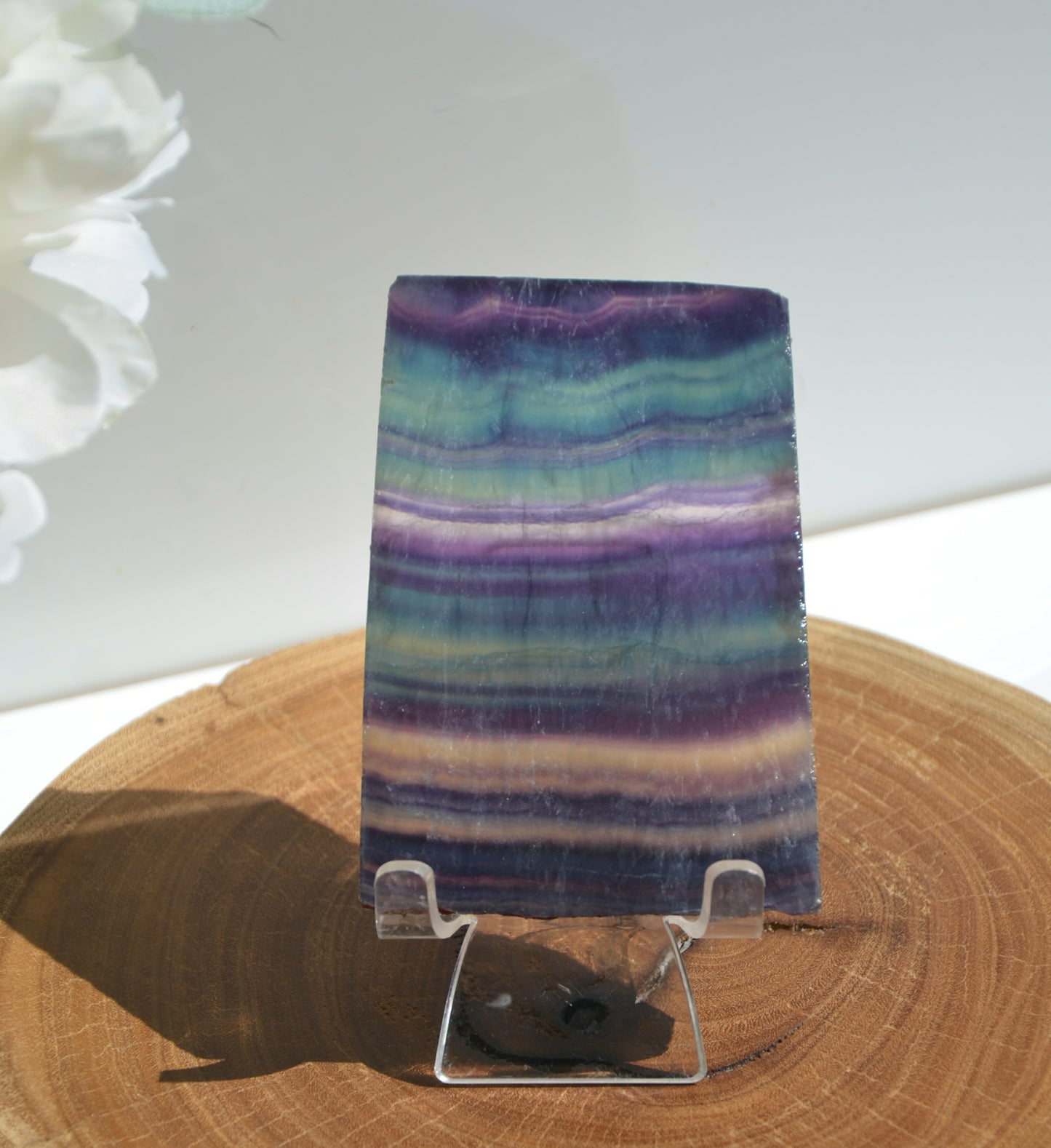 Rainbow Fluorite Slab