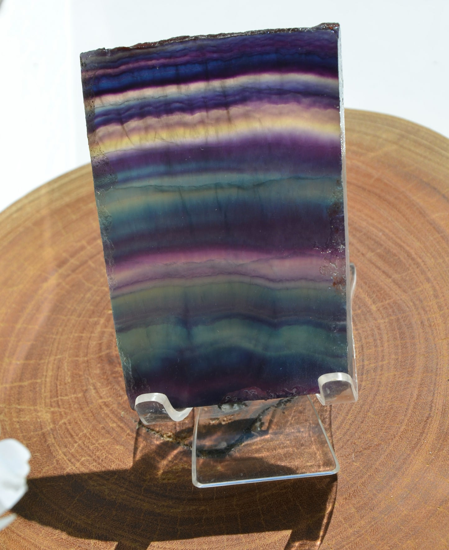 Rainbow Fluorite Slab