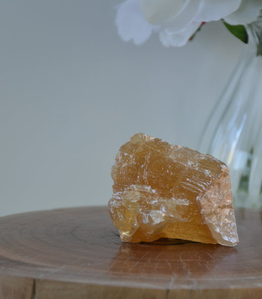 Honey Calcite Raw