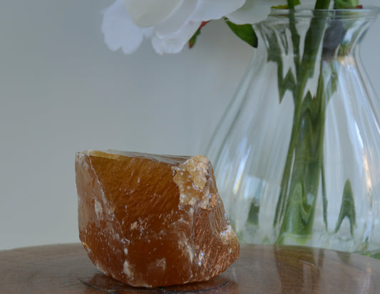 Honey Calcite Raw