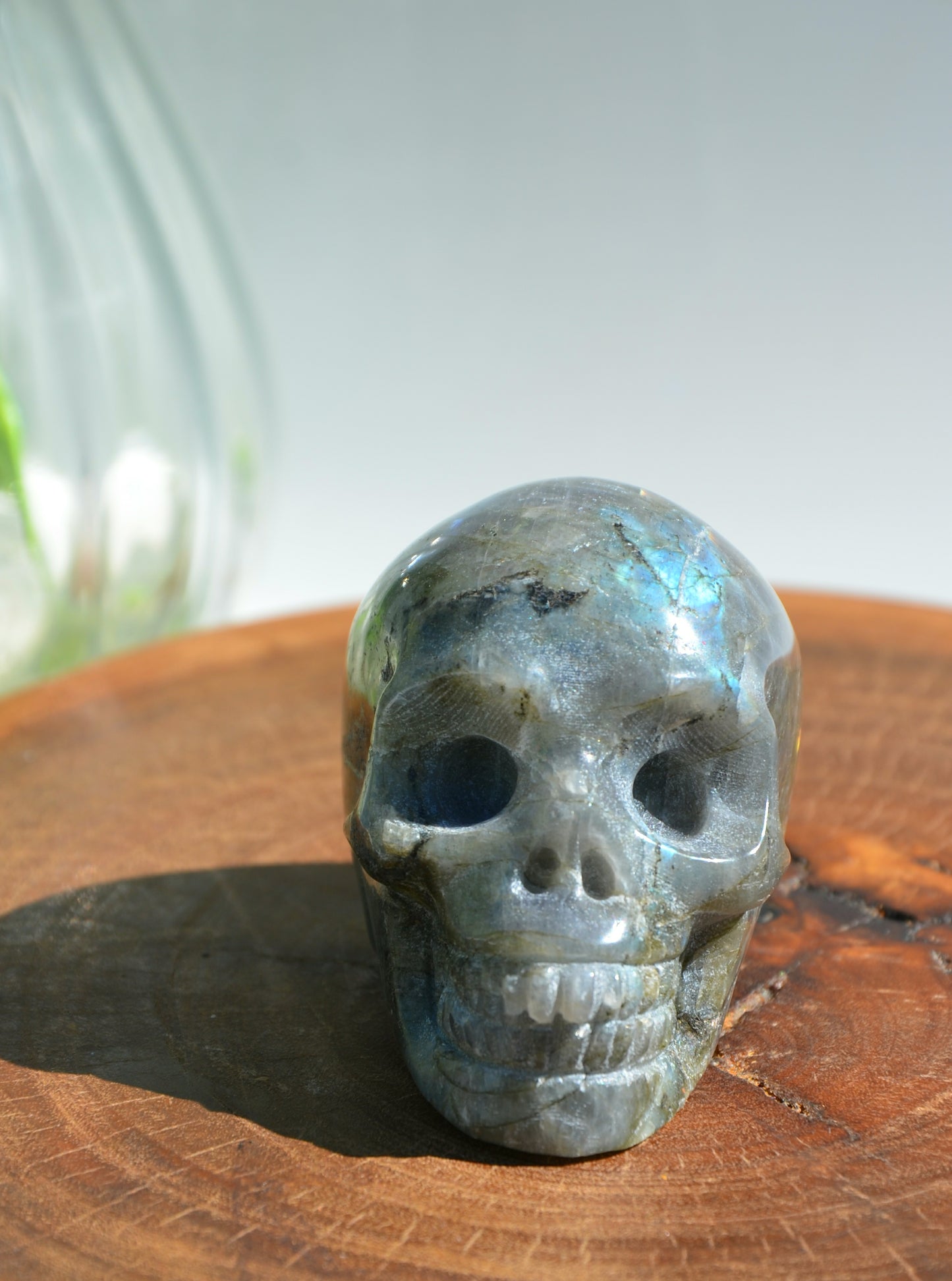 Labradorite Skull