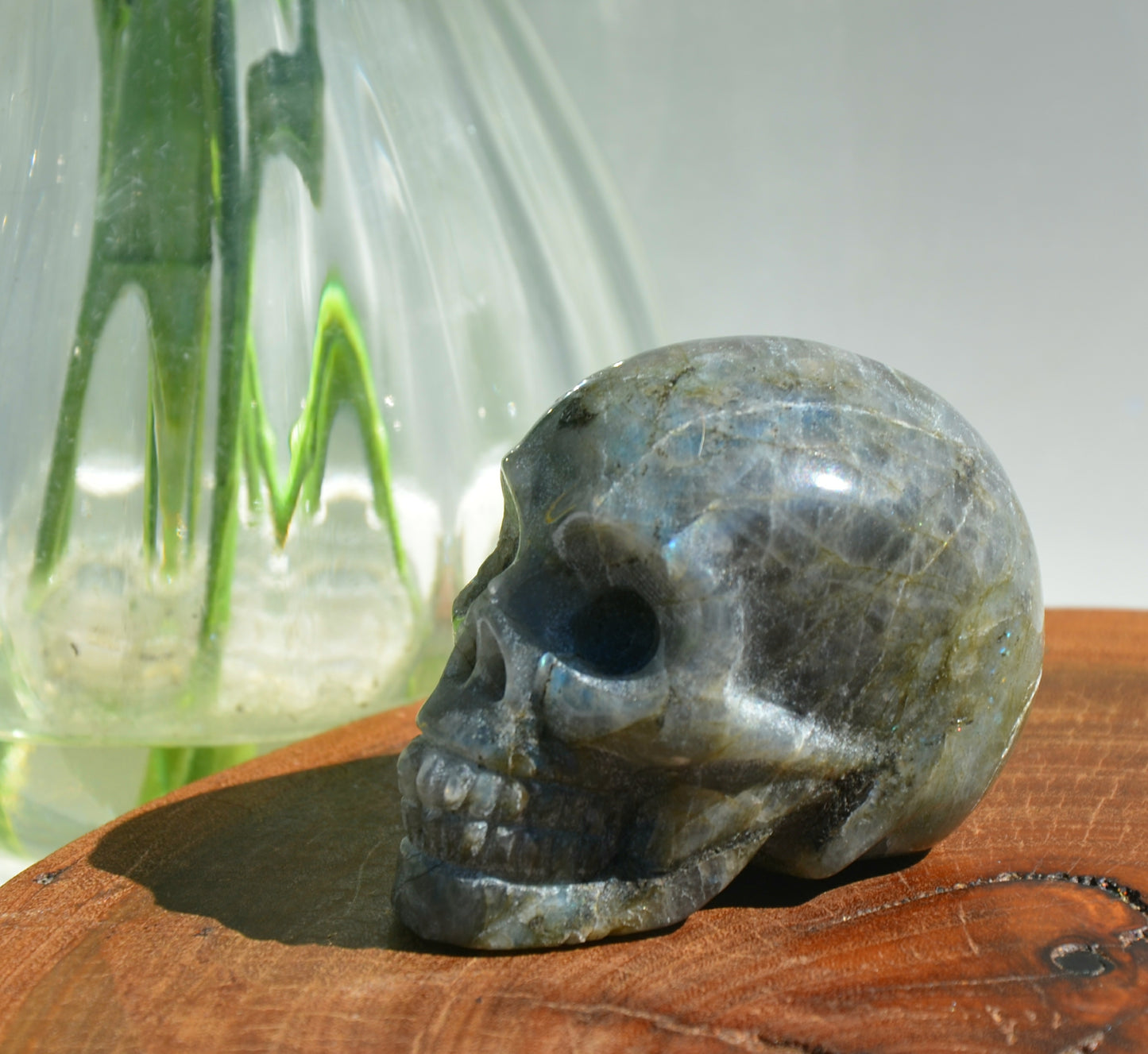 Labradorite Skull