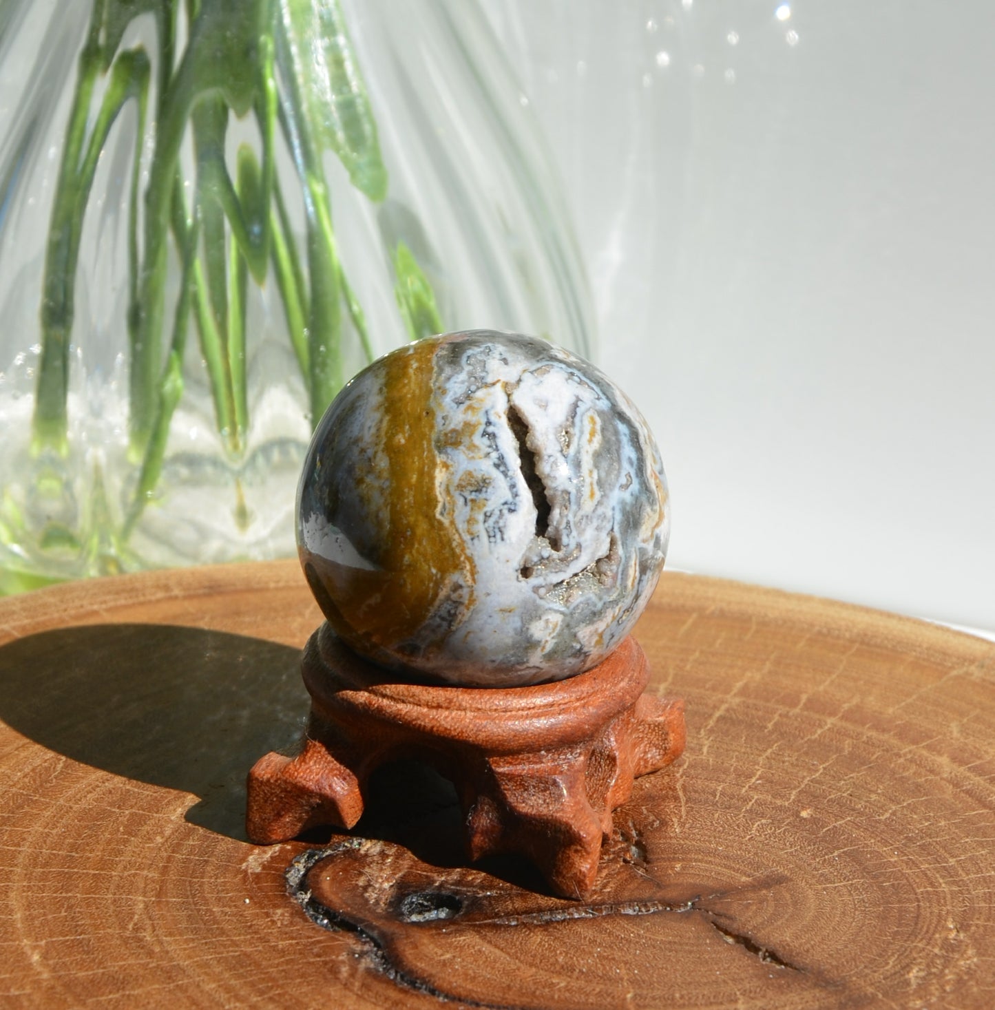 Ocean Jasper Sphere