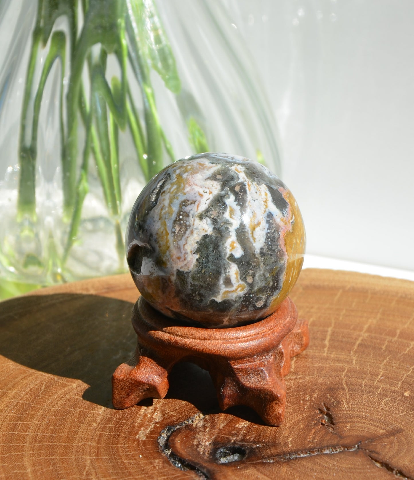 Ocean Jasper Sphere