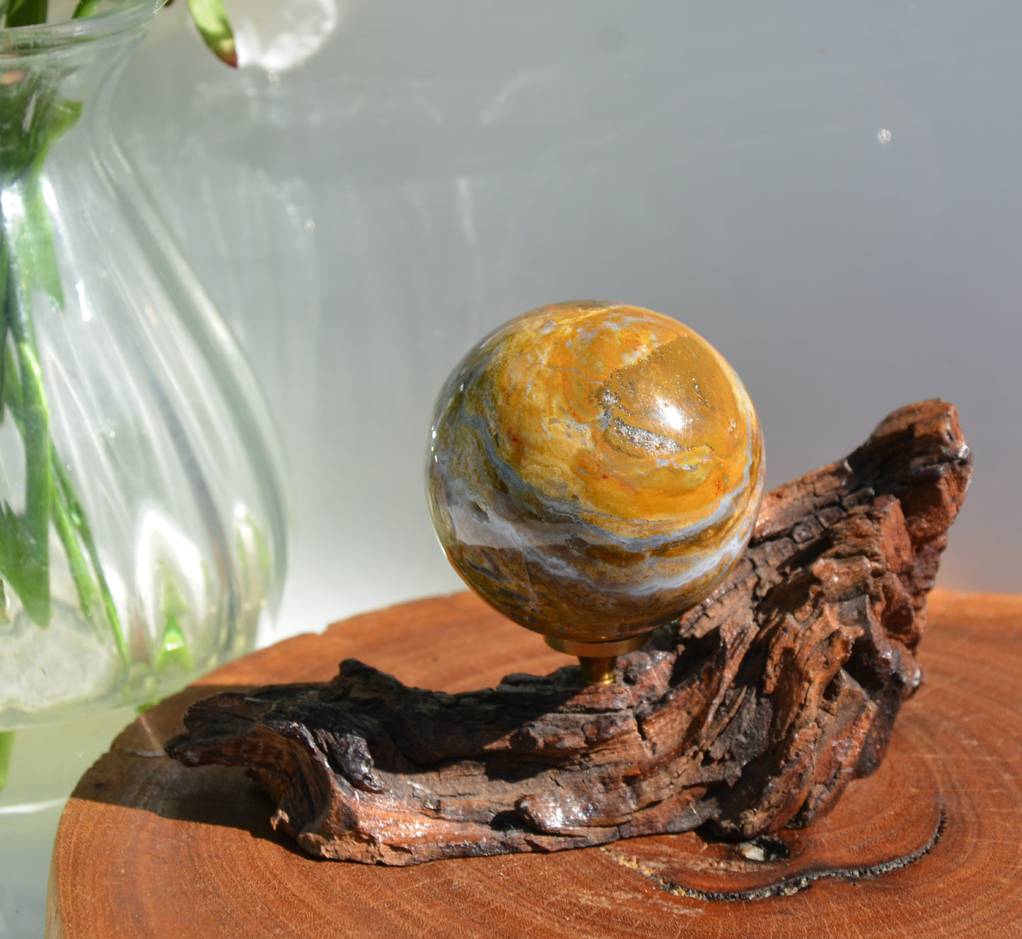 Ocean Jasper Sphere