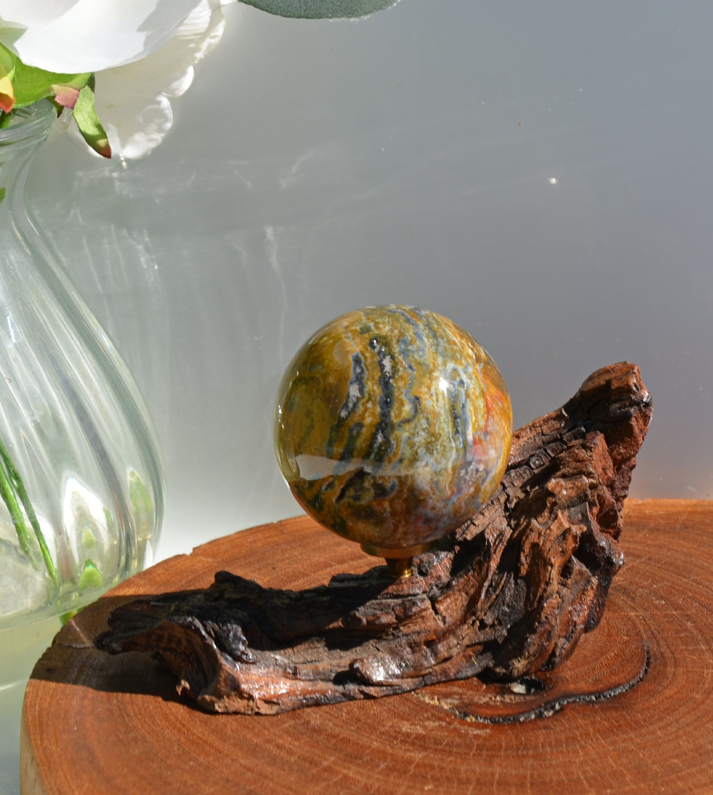 Ocean Jasper Sphere