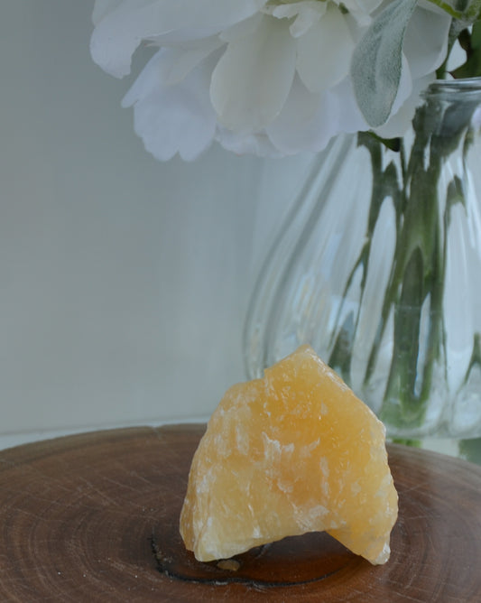 Orange Calcite Raw