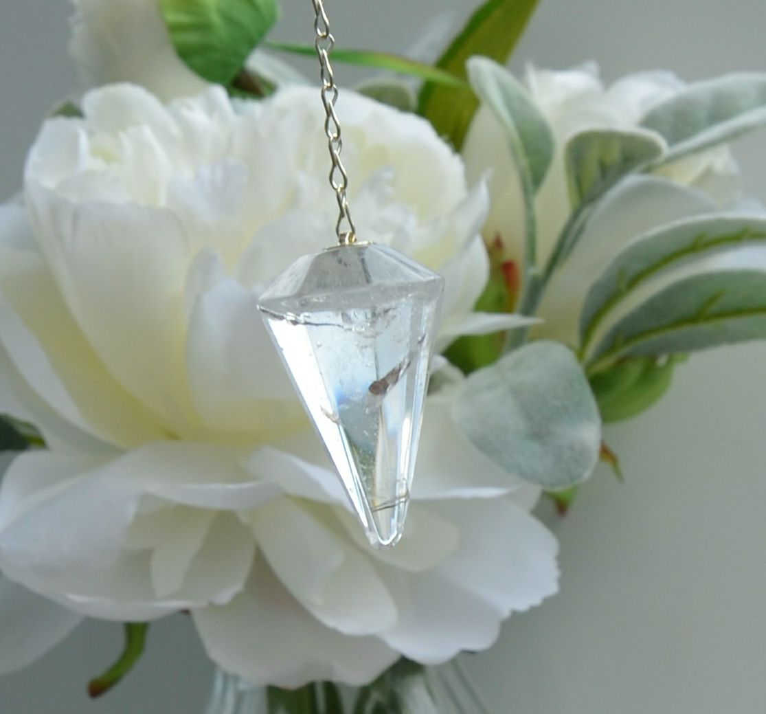 Clear Quartz Pendulum