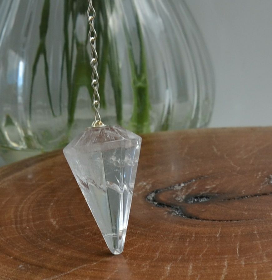 Clear Quartz Pendulum