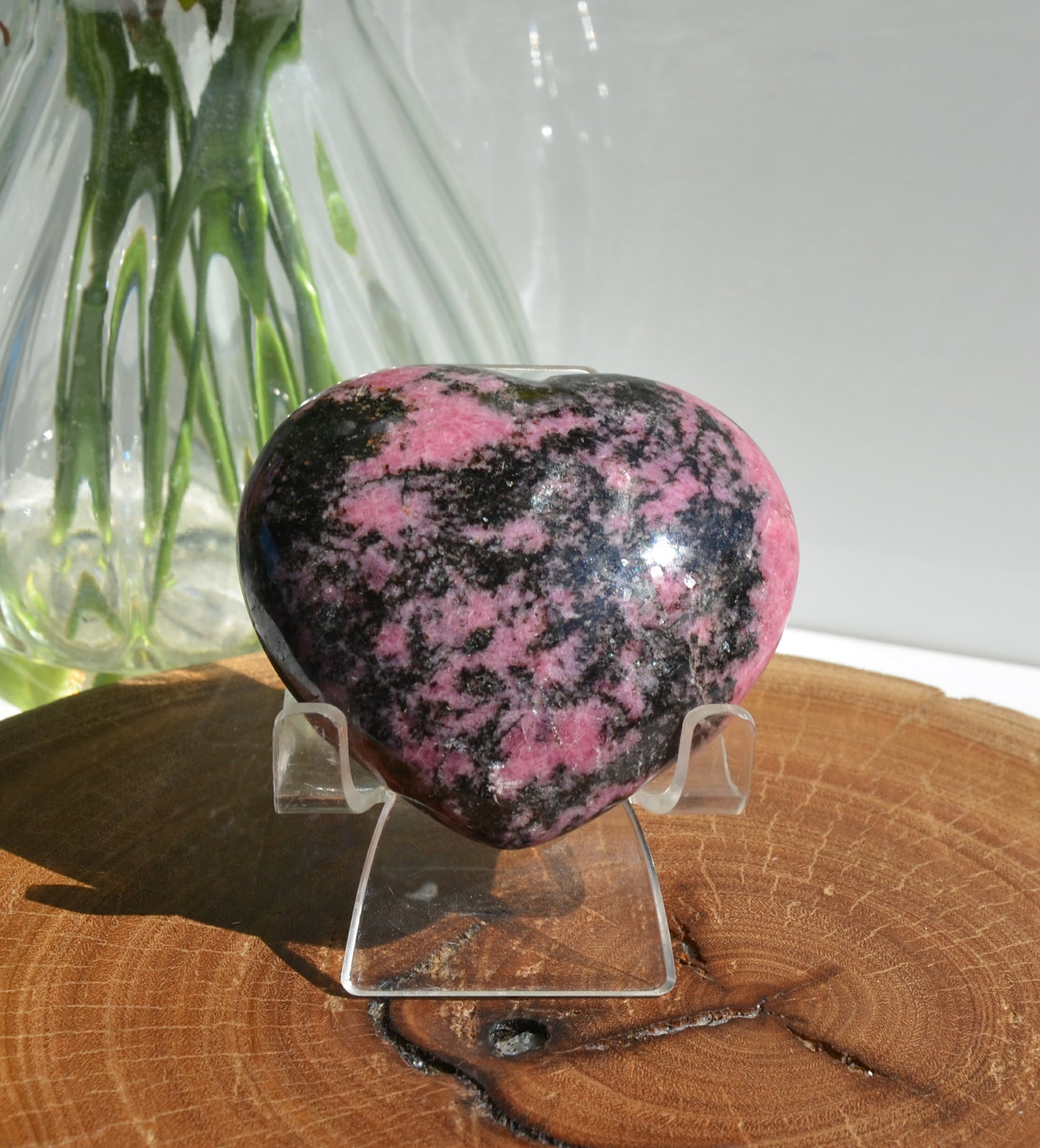 Rhodonite Heart