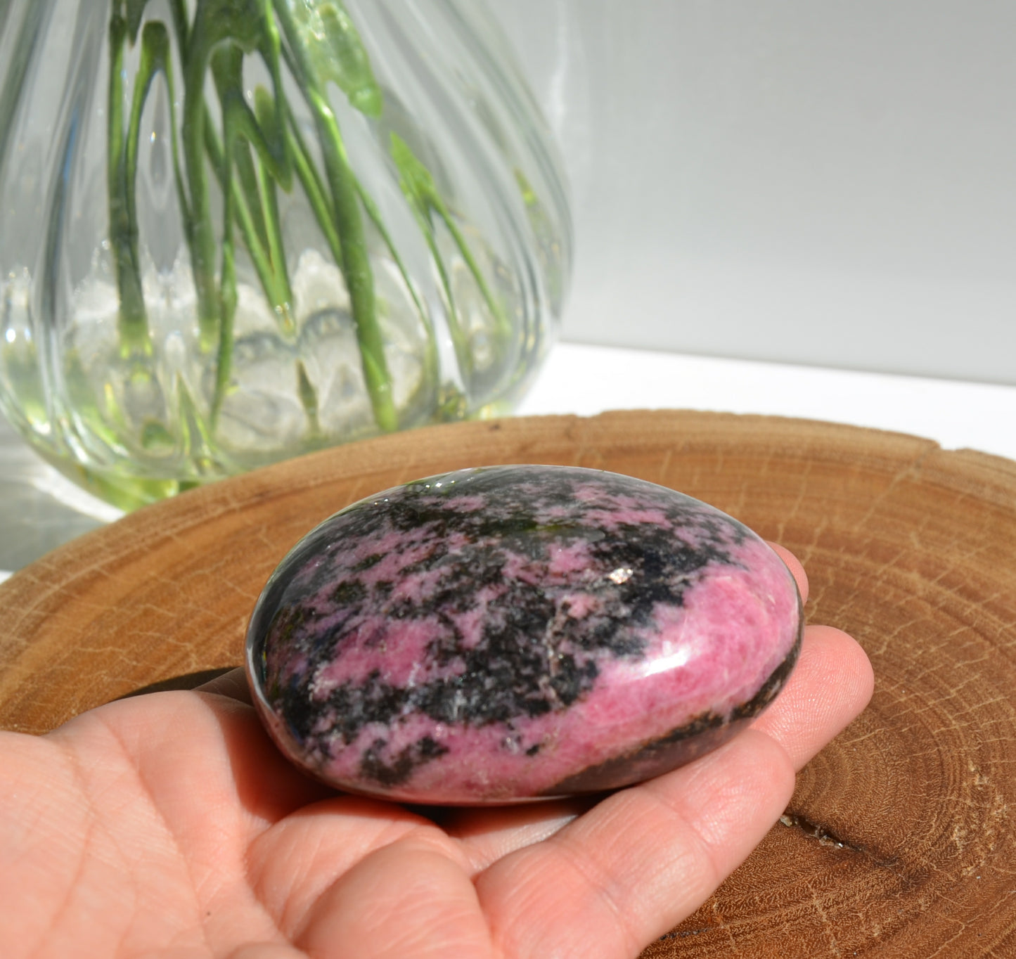 Rhodonite Heart