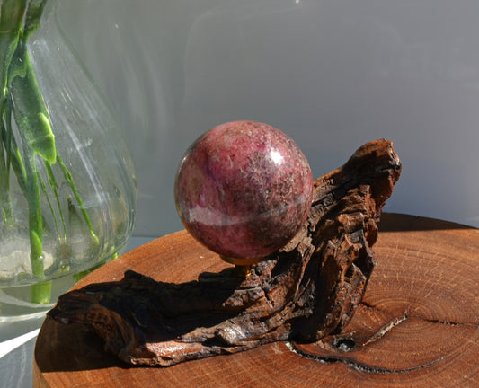 Rhodonite Sphere