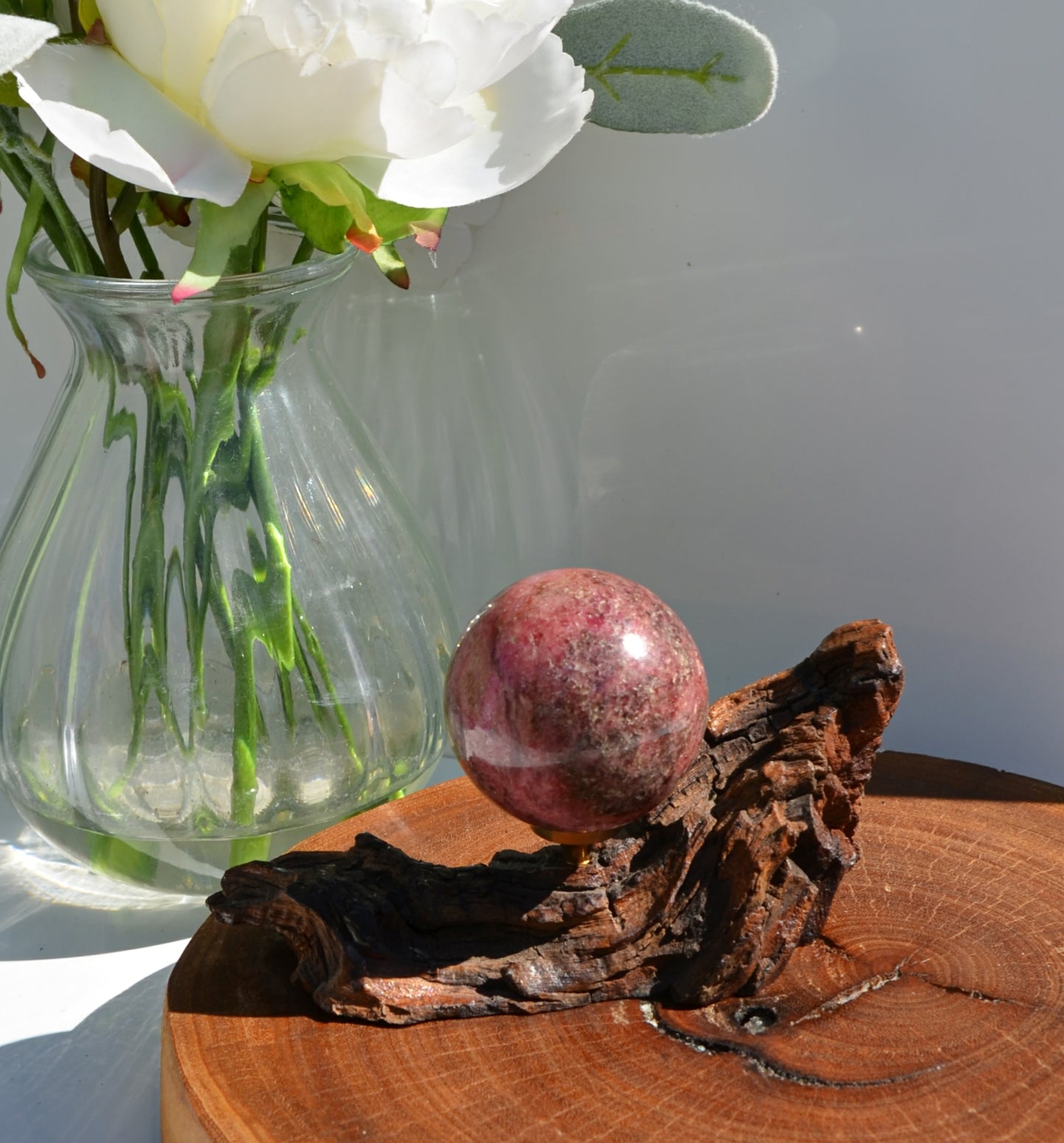 Rhodonite Sphere