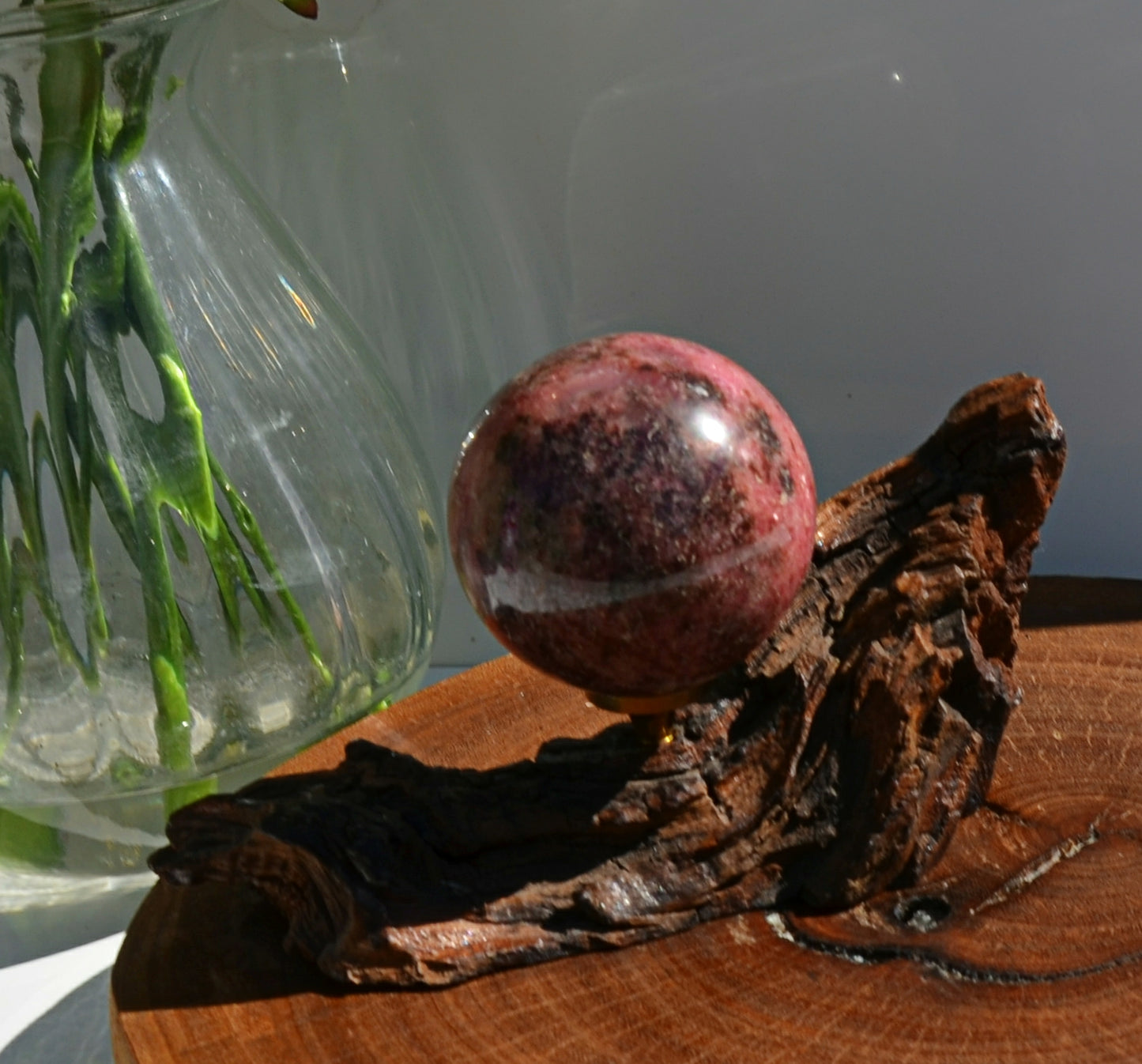 Rhodonite Sphere