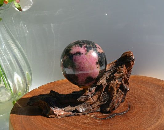 Rhodonite Sphere