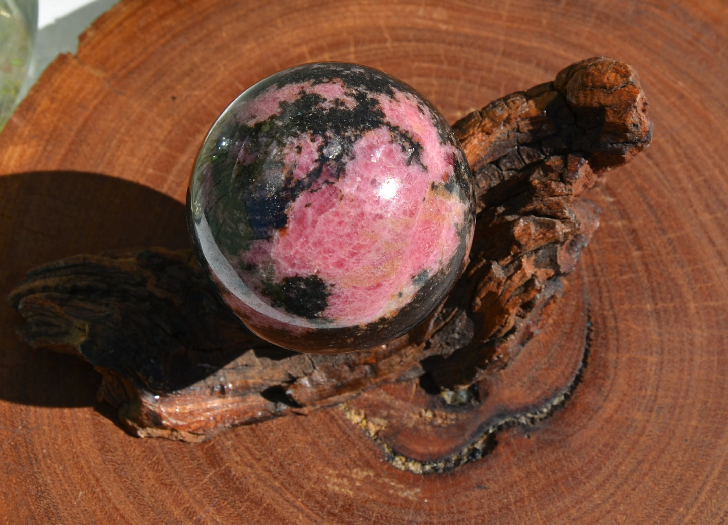 Rhodonite Sphere