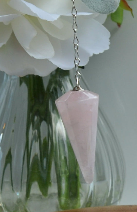 Rose Quartz Pendulum