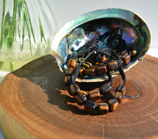 Tigers Eye Adjustable Bracelet