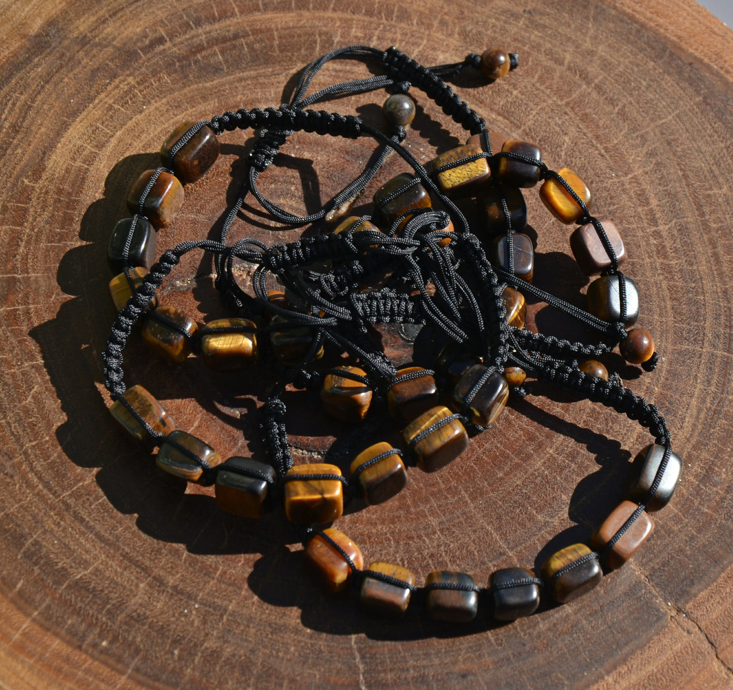 Tigers Eye Adjustable Bracelet